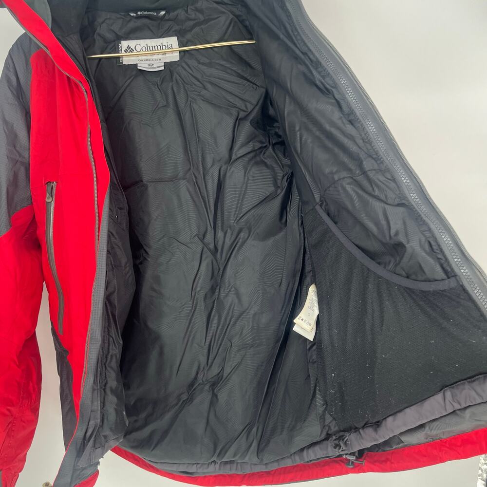 Columbia Titanium Omni-Heat 3-in-1 Ski Jacket Red Black Mens Medium M - Picture 11 of 15